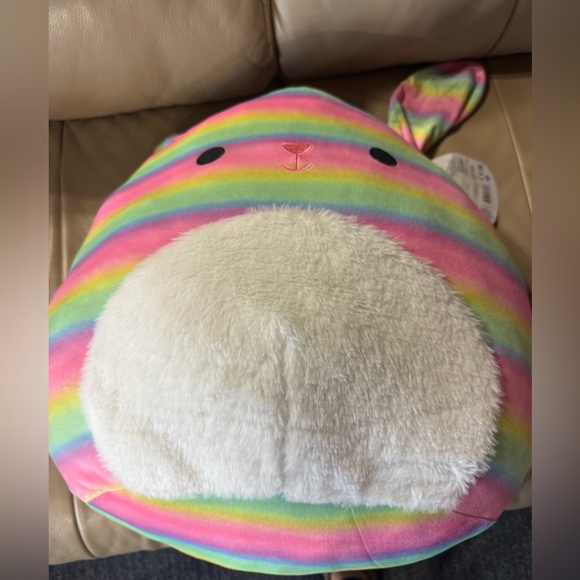Squishmallows Dayna Pastel Rainbow Bunny Plush - Picture 5 of 7